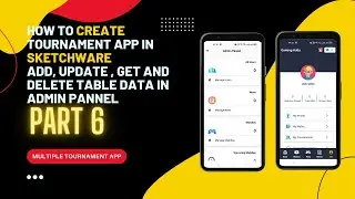 Tournament App Part6  Admin App UI + Admin Server Setup