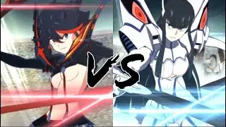 Ryuko (Dual Wield) VS Satsuki (Dual Wield) - Kill la Kill -IF- Gameplay
