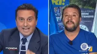 MATTEO SALVINI A IN ONDA (LA7, 06.09.2019)