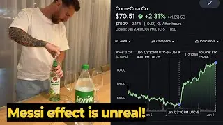 Упоминание Месси о том, что он пьет вино со Sprite, привело к росту акций Coca-Cola на 4,5%.