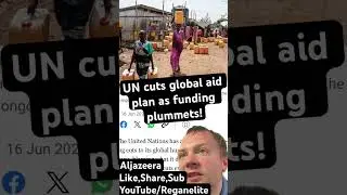 UN cuts global aid plan as funding plummets! #news #worldnews #un #aid