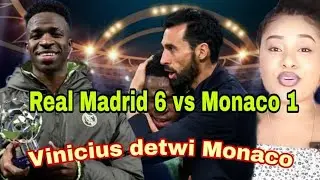 Vinicius kraze Monaco . Real bat 6-1. Barcelone ap chanpyon nan Ldc a selon Flick. Rezilta jounen an
