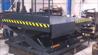 INKEMA - Mesas elevadoras de tipo gemela con labio abatible