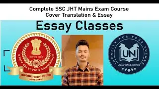 SSC JHT Essay on Swaccha Bharat India & Violence against women | Essay Writing for JHT exam Class 4