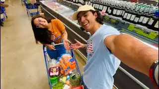 NOSSA DIETA COM MENOS DE 400 REAIS! RAFAEL FIOTI E DELEGADA 