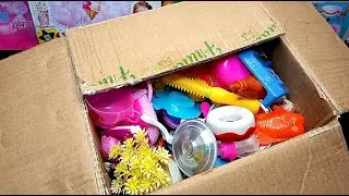8:23 Minutes Satisfying Toy Unboxing ASMR | Barbie Princess Play House & Kitchen Playset Review