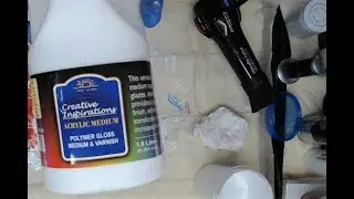 Dutch Pour - How To Use Creative Inspirations Polymer Medium and Gloss Varnish