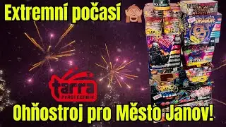 Pyrotechnika - Ohňostroj pro Město Janov 2025 (Extremní počasí)