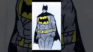 #drawing / How to Draw  Batman Easy👽👾👍