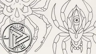 Speed Painting: Spider Flash Sheet - linework 1/2