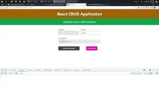 React CRUD Application Development