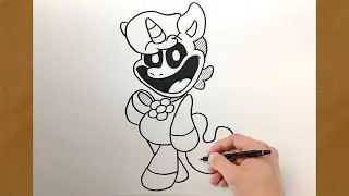 How To Draw CraftyCorn Easy Step By Step Tutorial | Poppy Playtime Chapter 3
