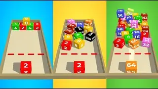 Chain Cube 2048 3D merge game App - Gameplay Walkthrough Level iOS, Android HD Highscore 512 Hack