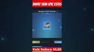 Skin epic Estes Kode Redeem MLBB #gameshorts #mobilelegends #redeemcodeml #mlredeemcode #mlbb