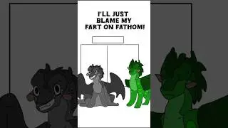 Darkstalker the Farting Nightwing | Wings of Fire Meme #wofmeme #wingsoffire