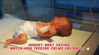 Crying Baby Becomes Calm After Feeding 😍