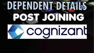 Dependent detail || POST JOINING || How to Fill Dependent Details || #cognizant #genc #POSTJOINING