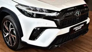2026 The New Toyota Corolla Cross GR Sport White Color | exterior & interior details