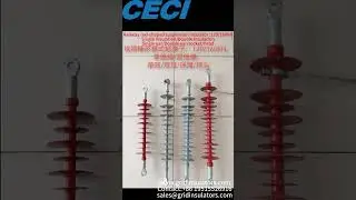 Composite insulators has strong pollution flashover resistance and light weight#compositeinsulators
