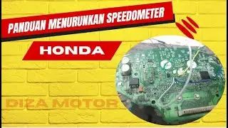 Panduan Cara menurunkan angka Speedo meter untuk sepeda motor Honda