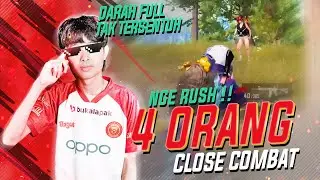 DARAH FULL TAK TERSENTUH !! 4 ORANG GAK BERKUTIK CLOSE COMBAT LAWAN UHIGH !! UHIGH PUBG MOBILE