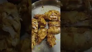 Experiment partially failed but taste is yummy #ytshort #food chicken leg piece fry recipe