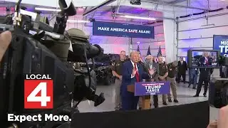 Donald Trump has mic drop moment in Livingston County