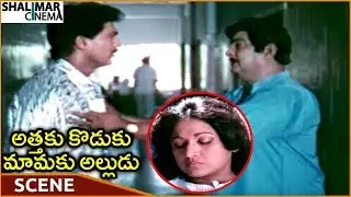 Attaku Koduku Mamaku Alludu Movie || Satyanarayana Requests To Leave For Vanisri Health || Vanisri