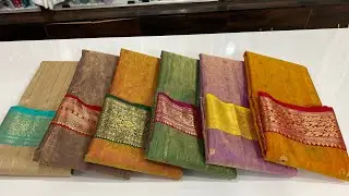 CHANDERI SAREE MANUFACTURERS & WHOLESALER  || KATAN SILK 
