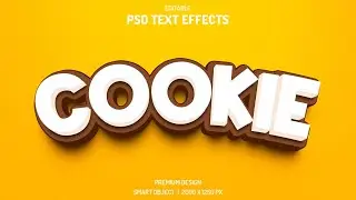 FREE 3D TEXT EFFECT TEMPLATE PHOTOSHOP