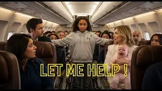 Billionaire's Child Melting Down Mid-Flight -- Quiet Poor Girl Stood Up, Cabin Froze