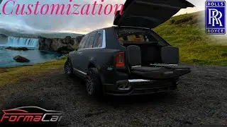 Rolls Royce cullinan customization forma car 3D configurator