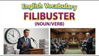 1113)  Filibuster  ... word meaning, synonym, antonym .... English vocabulary for SSC, CGL, CAT exam