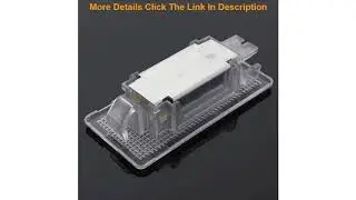 1 Piece Luggage Trunk Boot Light White LED Lamps Replacement Parts For BMW E39 E60 F10 E65 E81 E82