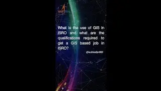 The scope of the Geographic Information System in ISRO
