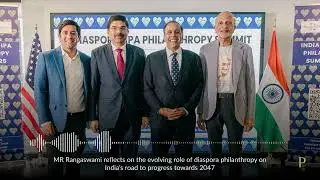 MR Rangaswami reflects on the evolving role of diaspora philanthropy on India's road to progress