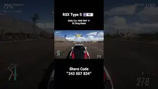 This S1 Drag Tune is BROKEN 🔥 RSX Type S  #forzahorizon5 #carculture #gaming #forzahorizon