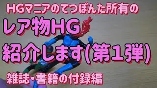 ＨＧ仮面ライダーのレア物紹介(第１弾)雑誌・書籍の付録編