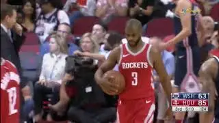 Chris Paul Mocks The Wizards, Scores A Point Then Hits A Free Throw!