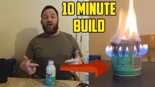 How To Make A Camping Stove | 10 Min Build | DIY Alcohol Stove