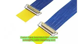 M12 A-coded 04P wiring harness DFM DFT for radar module foil shield cable harness brazil