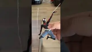 More posing w/ SH Figuarts Miles Morales #acrossthespiderverse #milesmorales #spiderman #spiderverse