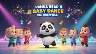 Panda Bear & Baby Dance Party 🐼💃 | Fun Kids Dance Song | Tiny Tots World