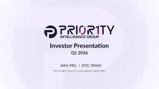 PRI0R1TY INTELLIGENCE GROUP PLC - Investor Presentation