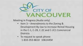 Public Hearing (reconvening from July 23, 2020) - July 24, 2020