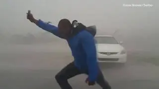 Now a tropical storm, Irma hits Florida with wind, flooding
