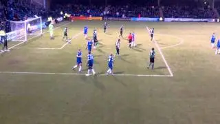 Gillingham vs Bristol Rovers: Danny Kedwell penalty.