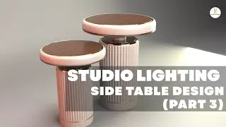 LIGHTING ON SIDE TABLE DESIGN IN 3DS MAX (PART-3)|FURNITURE DESIGN IN 3DS MAX | 3DS MAX DESIGN |