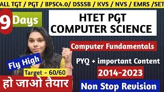 DAY 10-PYQ + IMPORTANT QUESTION COMPUTER FUNDAMENTAL | HTET PGT COMPUTER SCIENCE REVISION #nsclasses