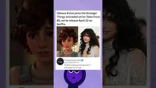 Odessa A'zion joins the Stranger Things series Tales From 85, release April 23 on Netflix. #st5